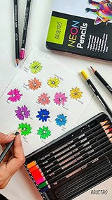 BRUSTRO, Colour Pencils - Neon | Set Of 12.
