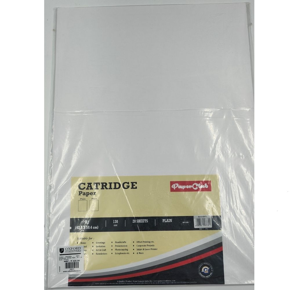 Stark Ridge Paper PAPERCLUB, Catridge Paper | 20 Sheet | 130 gsm. – OXFORD stationers