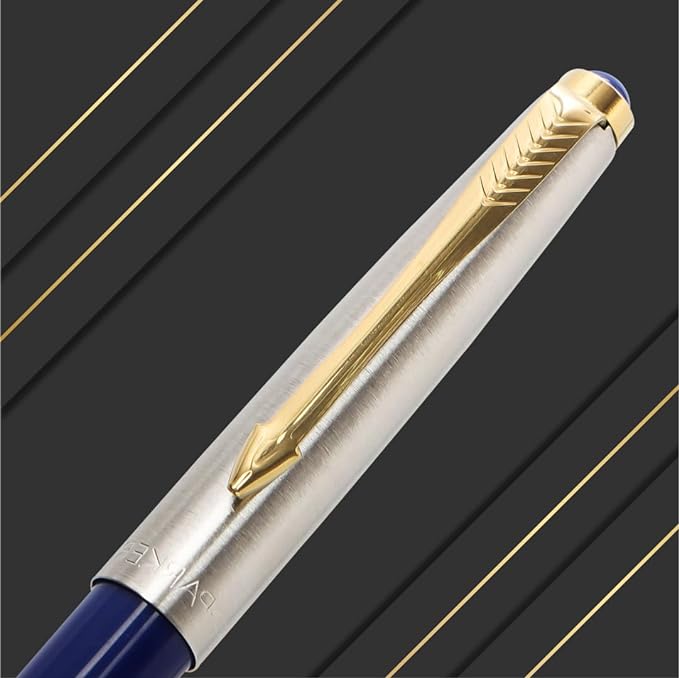 PARKER, Rollerball Pen - GALAXY Standard | Gold Trim | Fine.