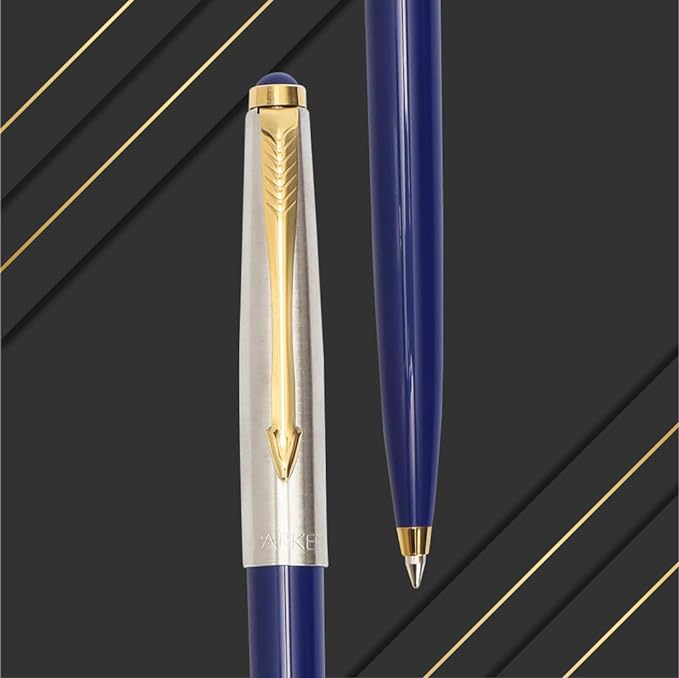 PARKER, Rollerball Pen - GALAXY Standard | Gold Trim | Fine.