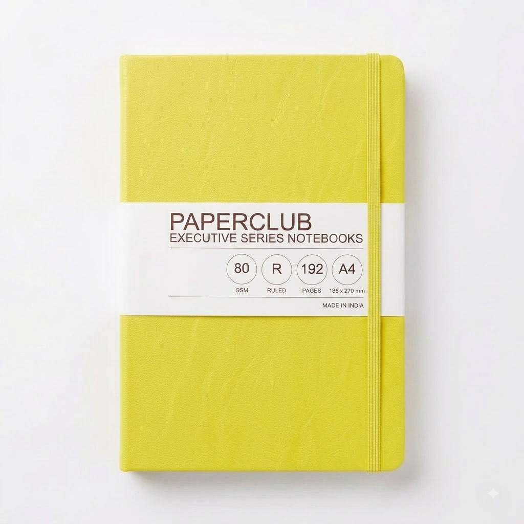 PAPERCLUB,  NoteBook - Executive Series | Ruled | A4 | 192 Pages | 80 gsm.
