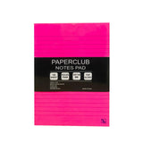 PAPERCLUB, Notes Pad - Ruled | 105*148 | 100 Sheets.