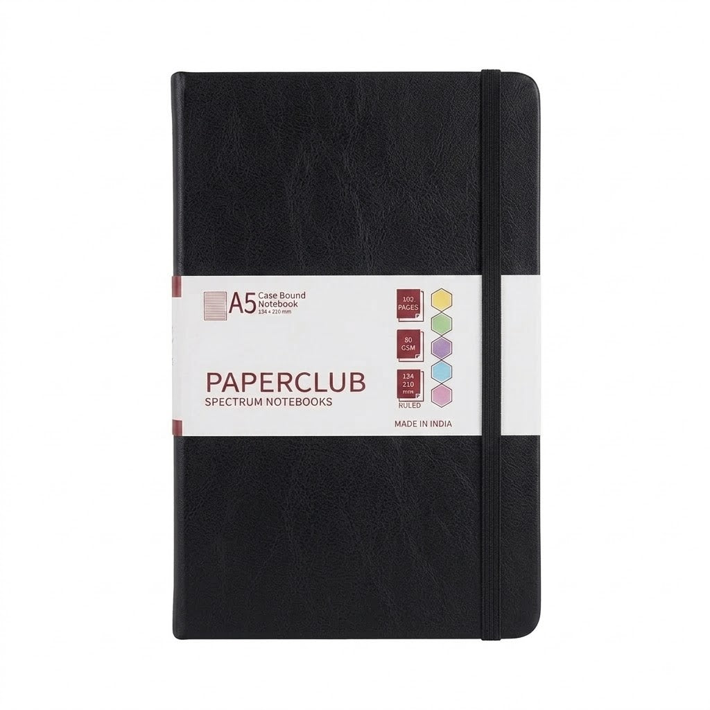 PAPERCLUB,  NoteBook - Spectrum | Ruled | A5 | 192 Pages | 80 gsm.