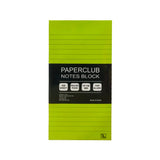 PAPERCLUB, Notes Block - Ruled | 70*150 | 250 Sheets.