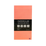 PAPERCLUB, Notes Block - Ruled | 70*150 | 250 Sheets.