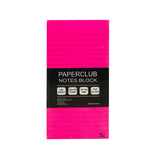 PAPERCLUB, Notes Block - Ruled | 70*150 | 250 Sheets.