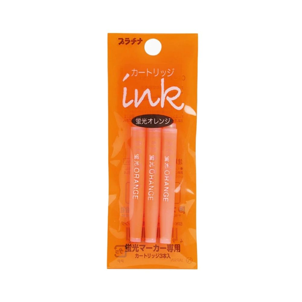 PLATINUM, Ink Cartridge - PREPPY Highlighter | Pack of 3.