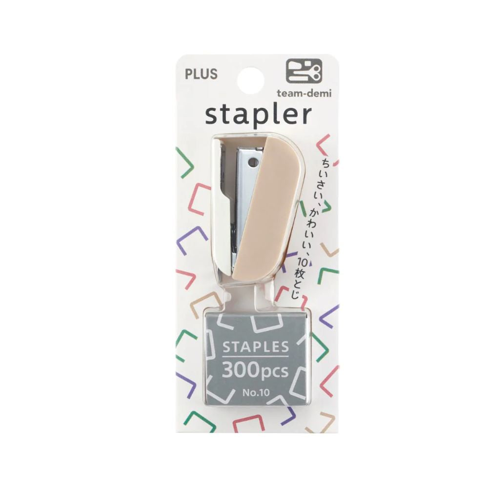 PLUS, Stapler - Team Demi | BEIGE. – OXFORD stationers
