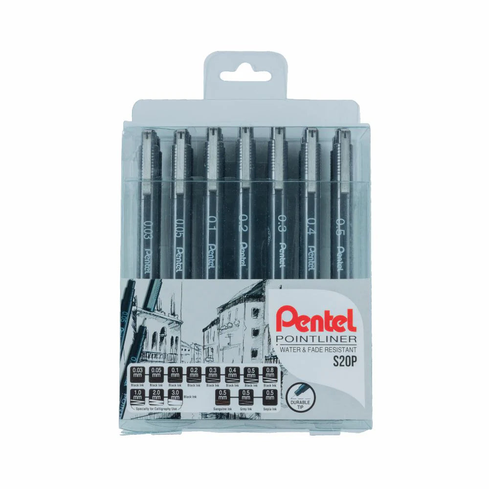PENTEL, Pointliner | Set of 14.