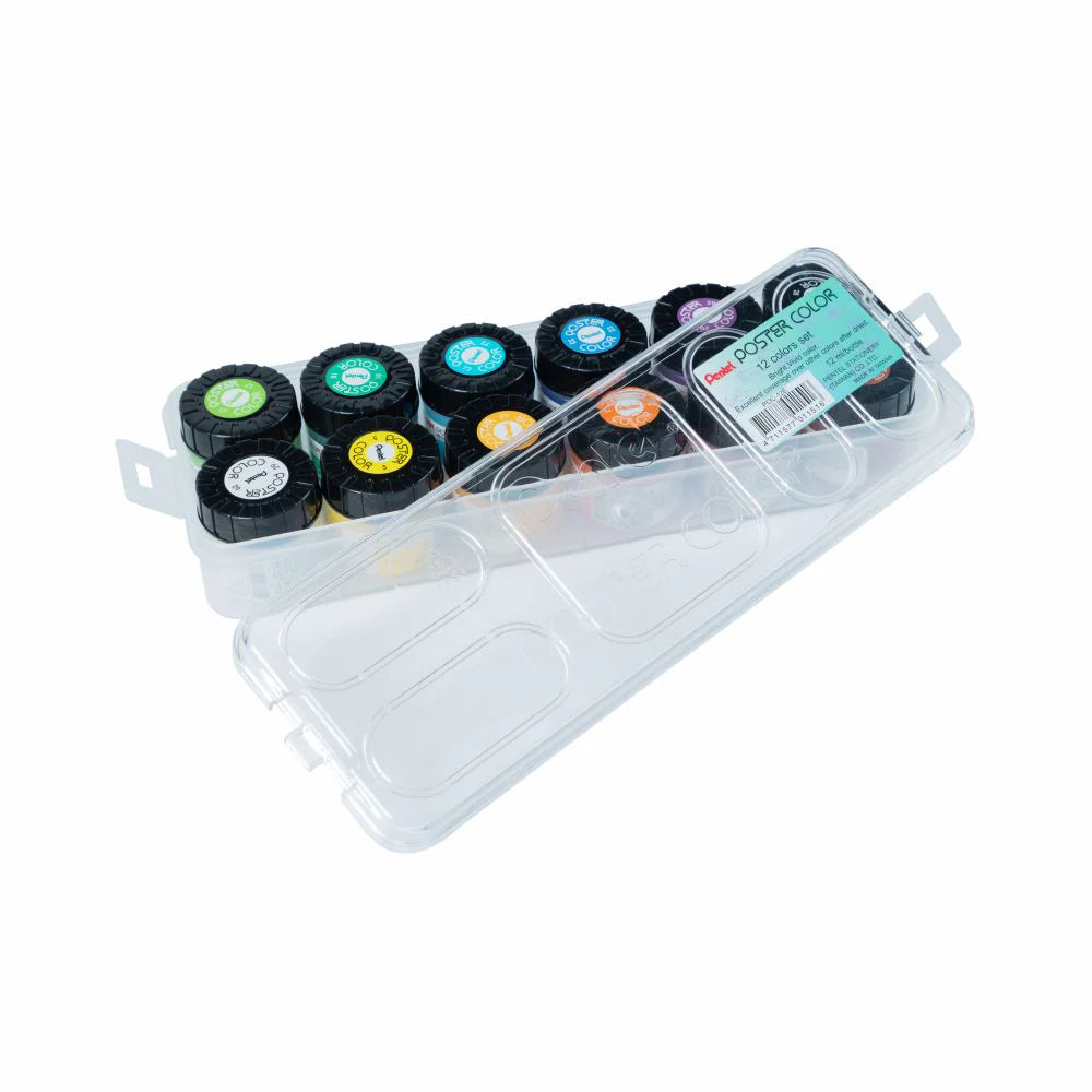 PENTEL, Poster Colour Mini - 12 x 12 ml.