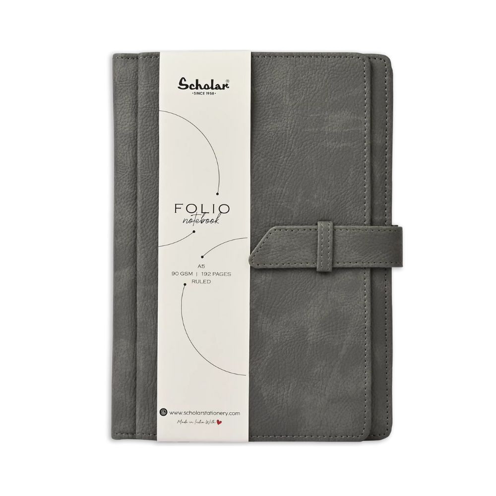SCHOLAR, Notebook - Folio | A5 | 192 Pages | 90 gsm.