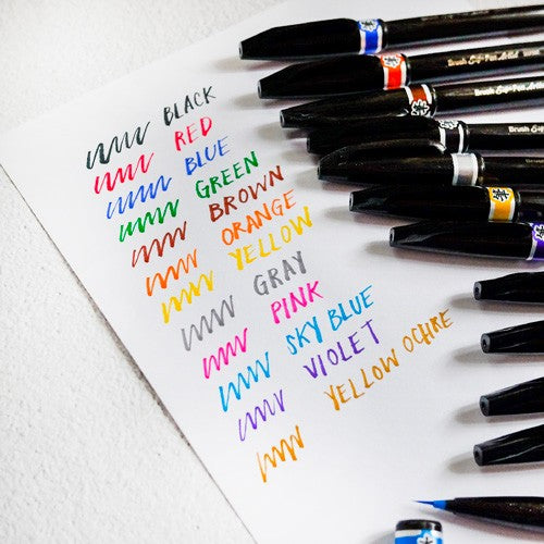 PENTEL, Brush Sign Pen - Artist | Set of 12.