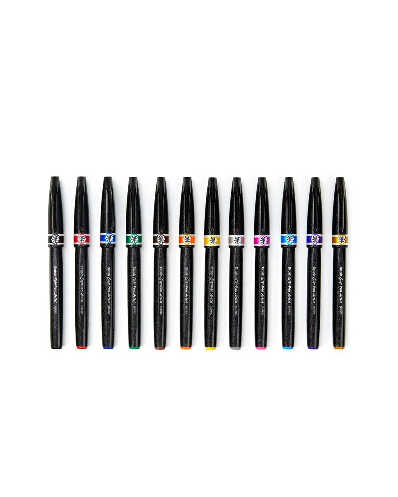 PENTEL, Brush Sign Pen - Artist | Set of 12.