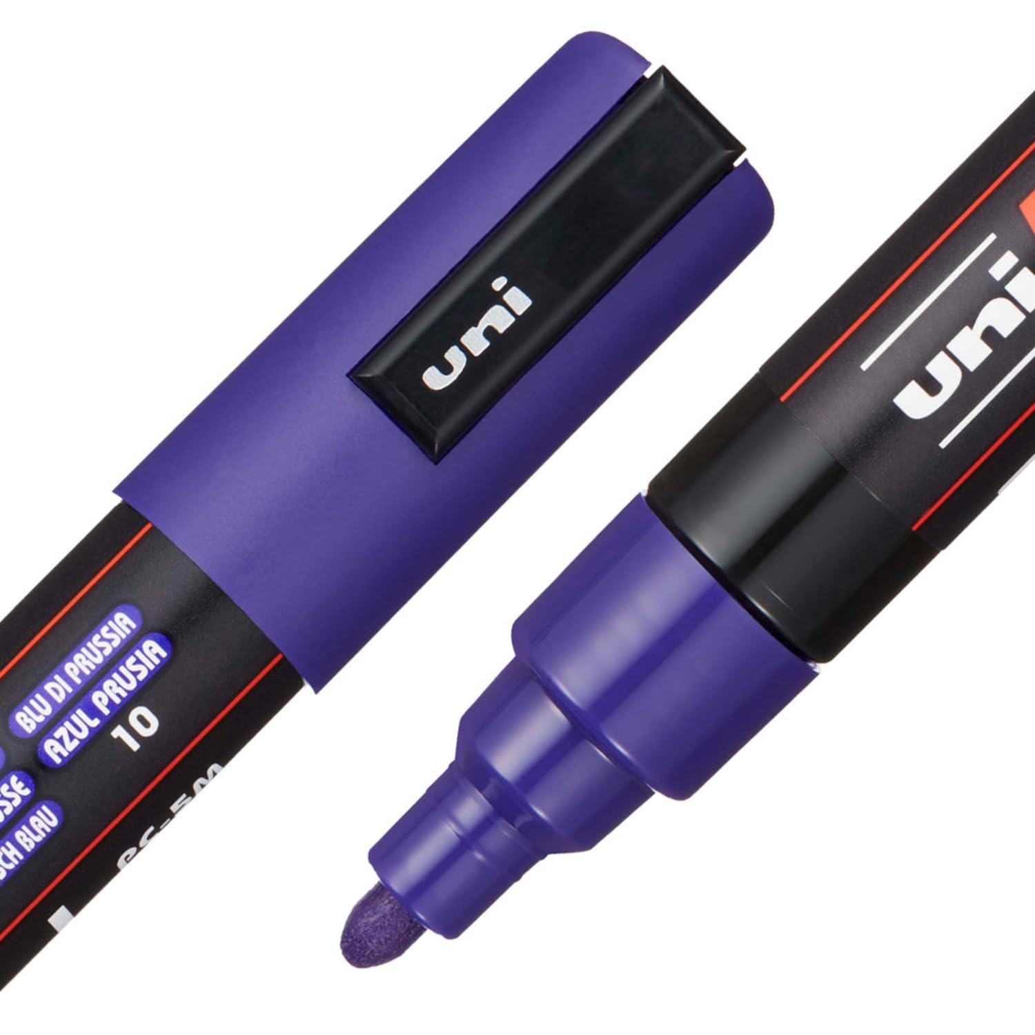 UNI, Paint Marker - POSCA | DARK | Set of 8 | 1.8 ~ 2.5 mm.