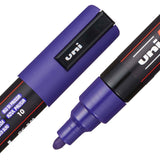 UNI, Paint Marker - POSCA | DARK | Set of 8 | 1.8 ~ 2.5 mm.
