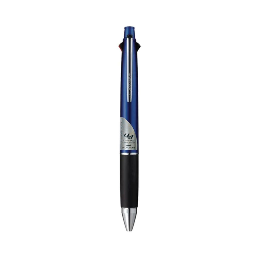 uni Jetstream Multi Function Pen, 4 colori penna a sfera - argento Barrel ( MSXE510007.26 uni Jetstream Multi Function Pen, 4 colori penna a sfera - argento Barrel ( MSXE510007.26