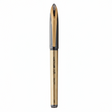 UNIBALL,  Rollerball Pen - AIR MICRO | BLACK Ink | YELLOW GOLD | 0.5 mm.