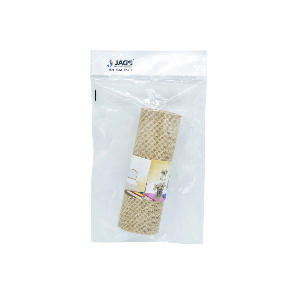 JAGS, Jute Roll Lace - Jute Colour | 6 inch.