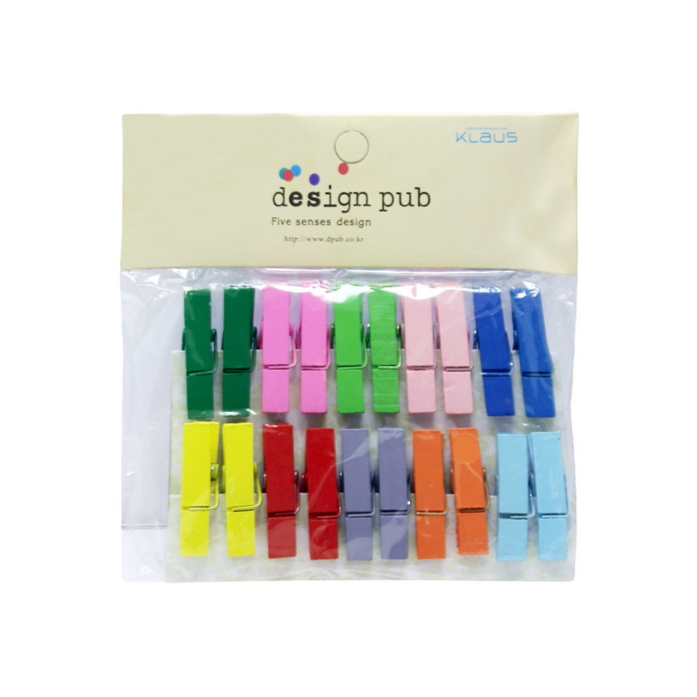 JAGS, Wooden Clip - Medium | 20 pcs.