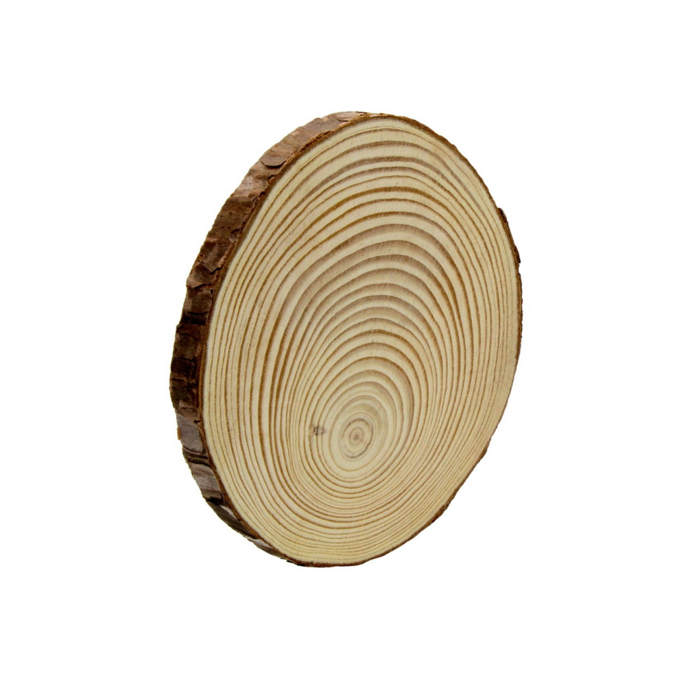 JAGS, Round Wood Plate - 10 cm.