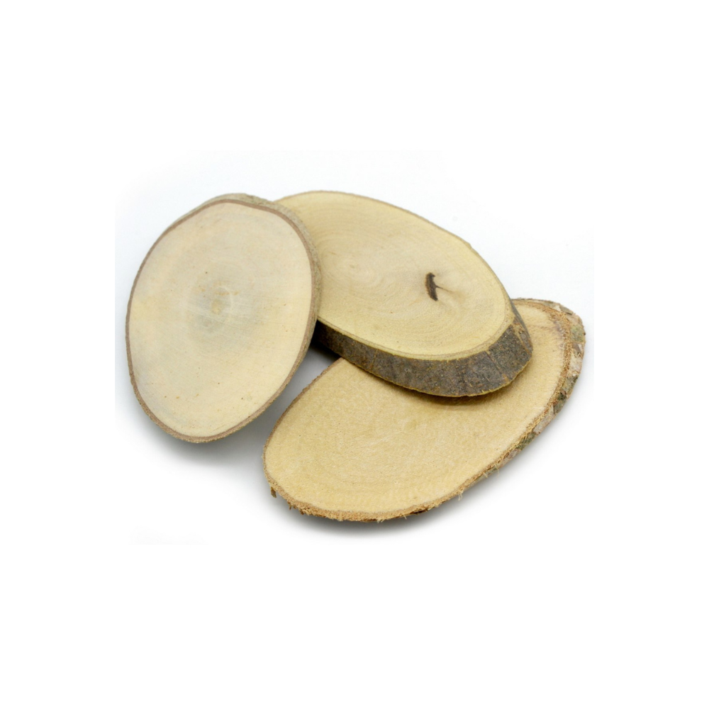 JAGS, Ovel Wood Plate - Big | 3 pcs.