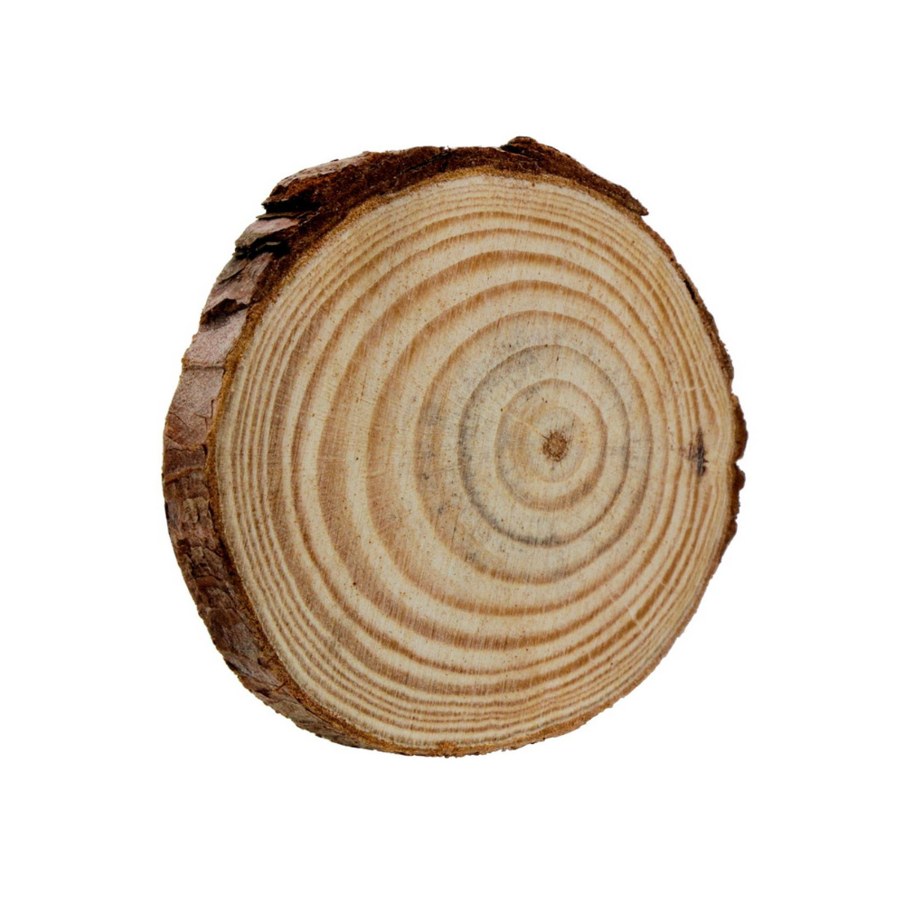 JAGS, Wood Plate -  Round | 7 cm.