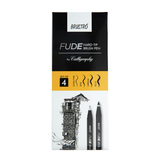 BRUSTRO, Brush Pen - Artists | Fude | Set Of 4.