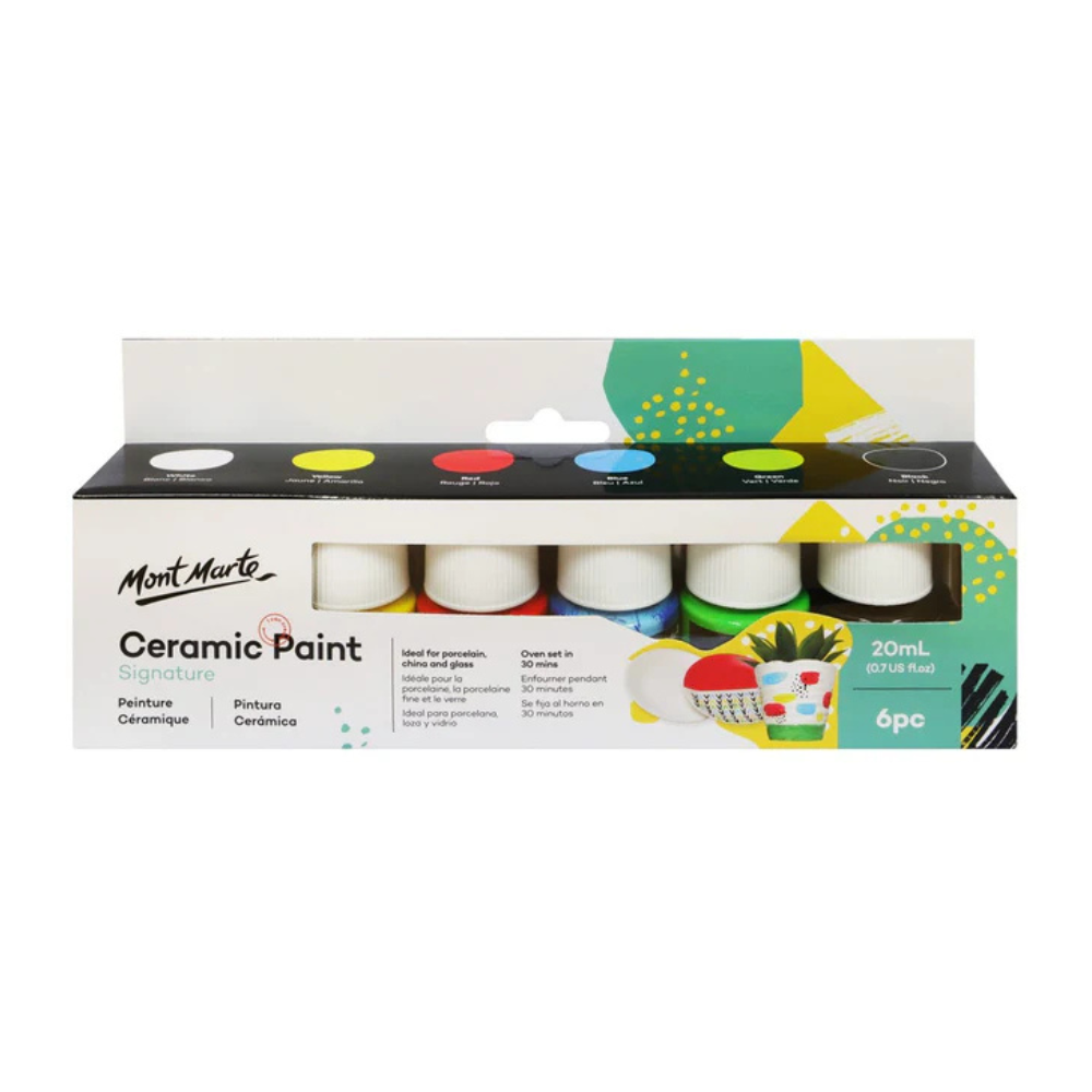 MONT MARTE, Ceramic Paints - SIGNATURE | 6 pc | 20 ml.