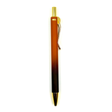 SUBMARINE, Ball Pen - Citrino | Coffee | Gold Trim.