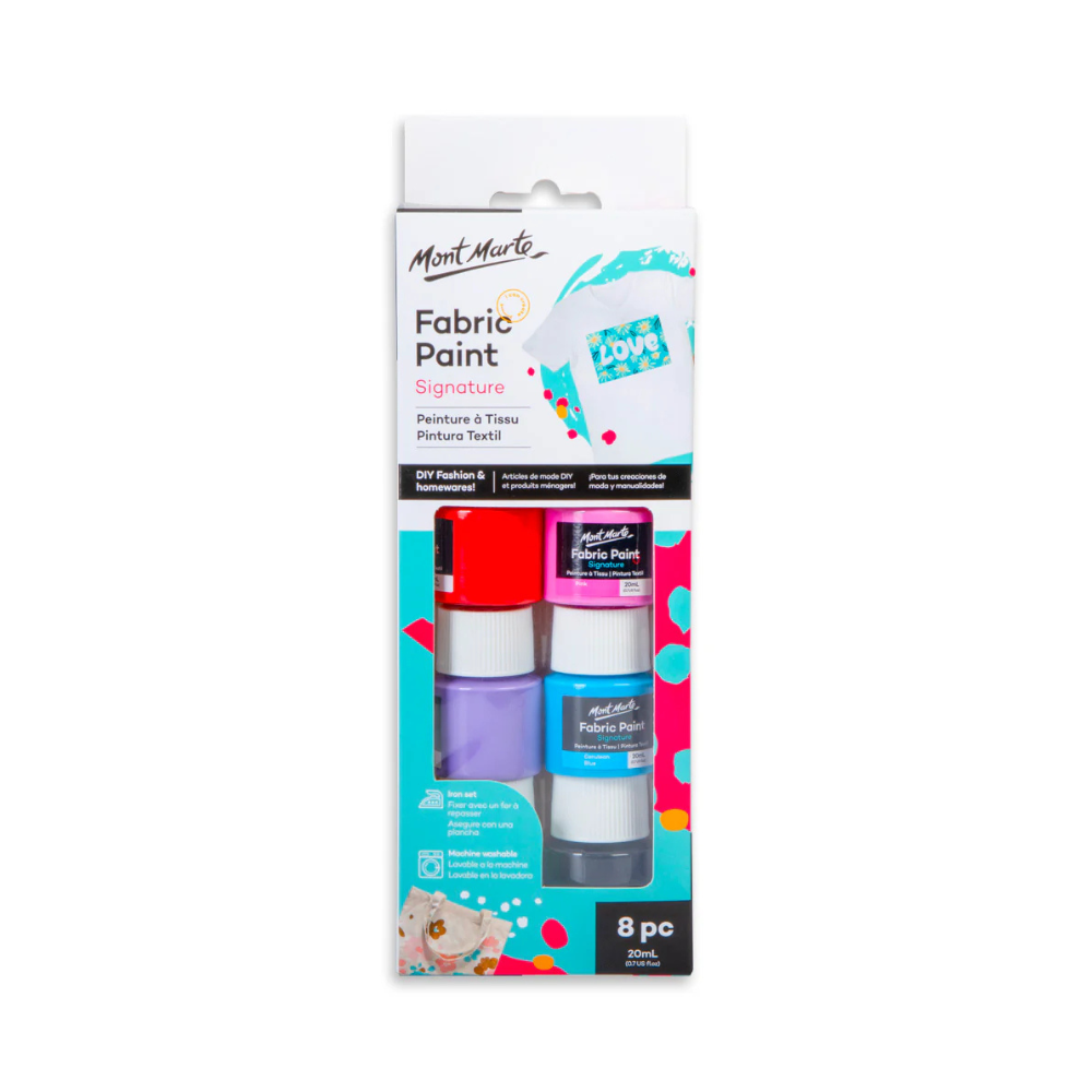 MONT MARTE, Fabric Paint Set - Signature | 20ml.