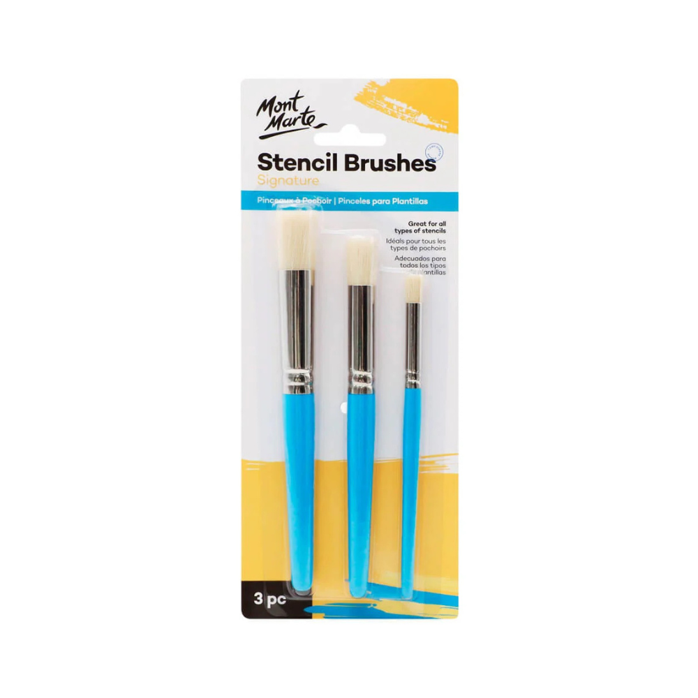 MONT MARTE, Stencil Brushes - Signature | 3pc.