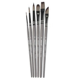 BRUSTRO, Velvetouch Brushes - Artists | Pack Of 6.