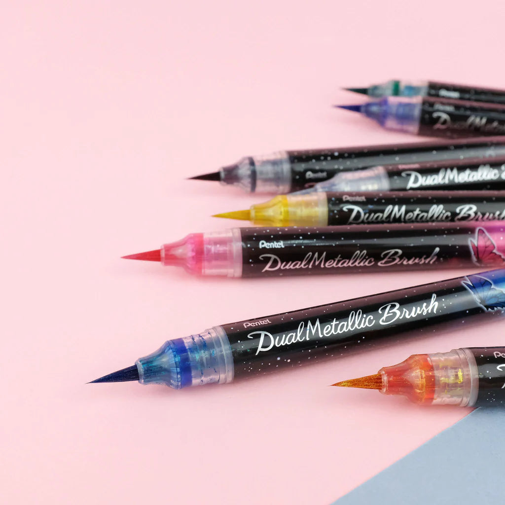 PENTEL, Duel Metalic brush - Arts.