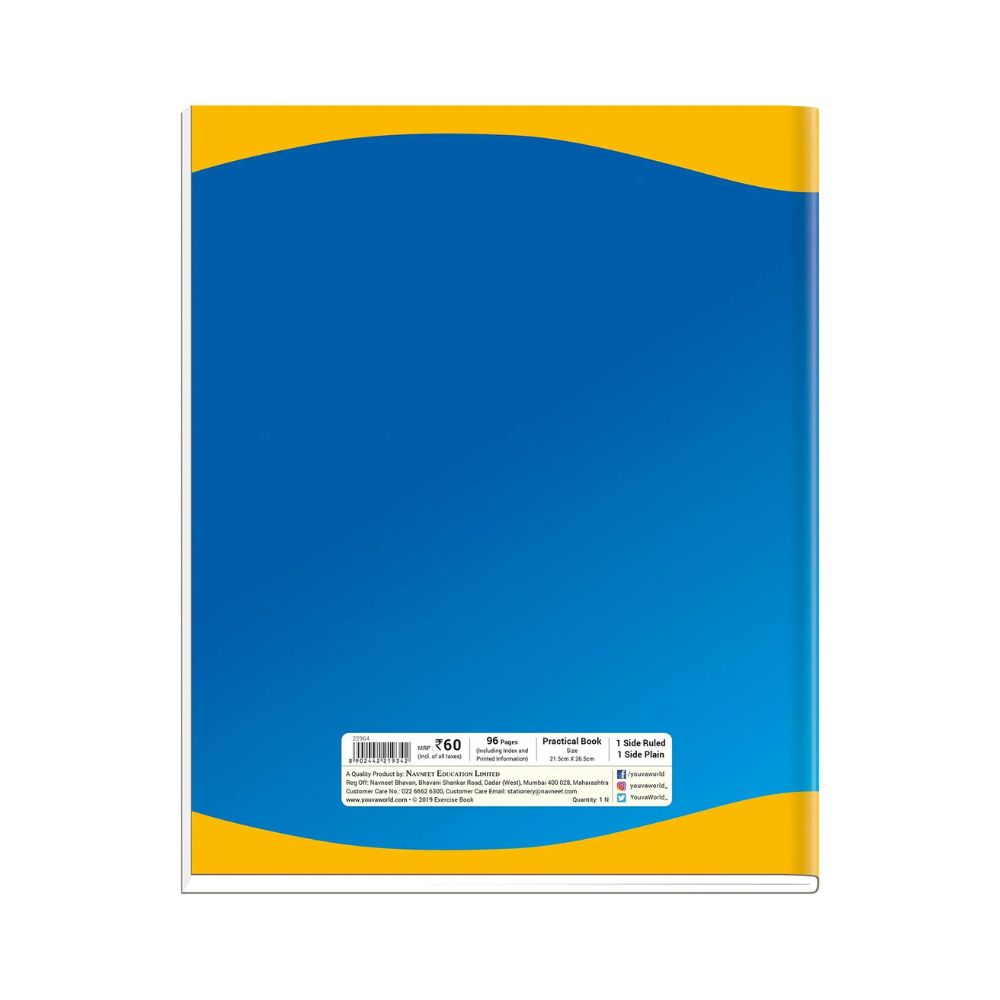 YOUVA, Practical Book - Physics | A4 | 96 Pages.