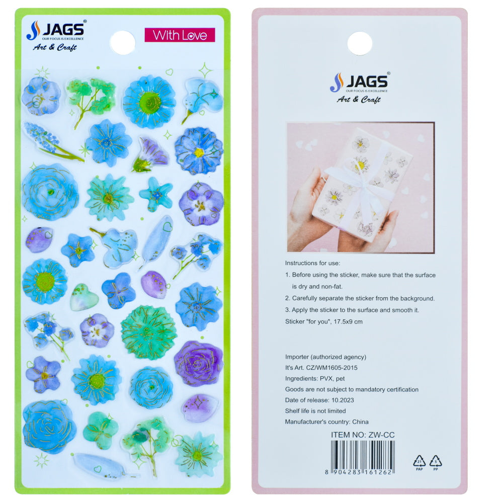 JAGS, Stickers - Love Flower.