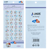 JAGS, Gem Stone Stickers - Flower | Multicolour.