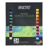 BRUSTRO, Acrylic Colour - Artists | 24shades | 12 ml.