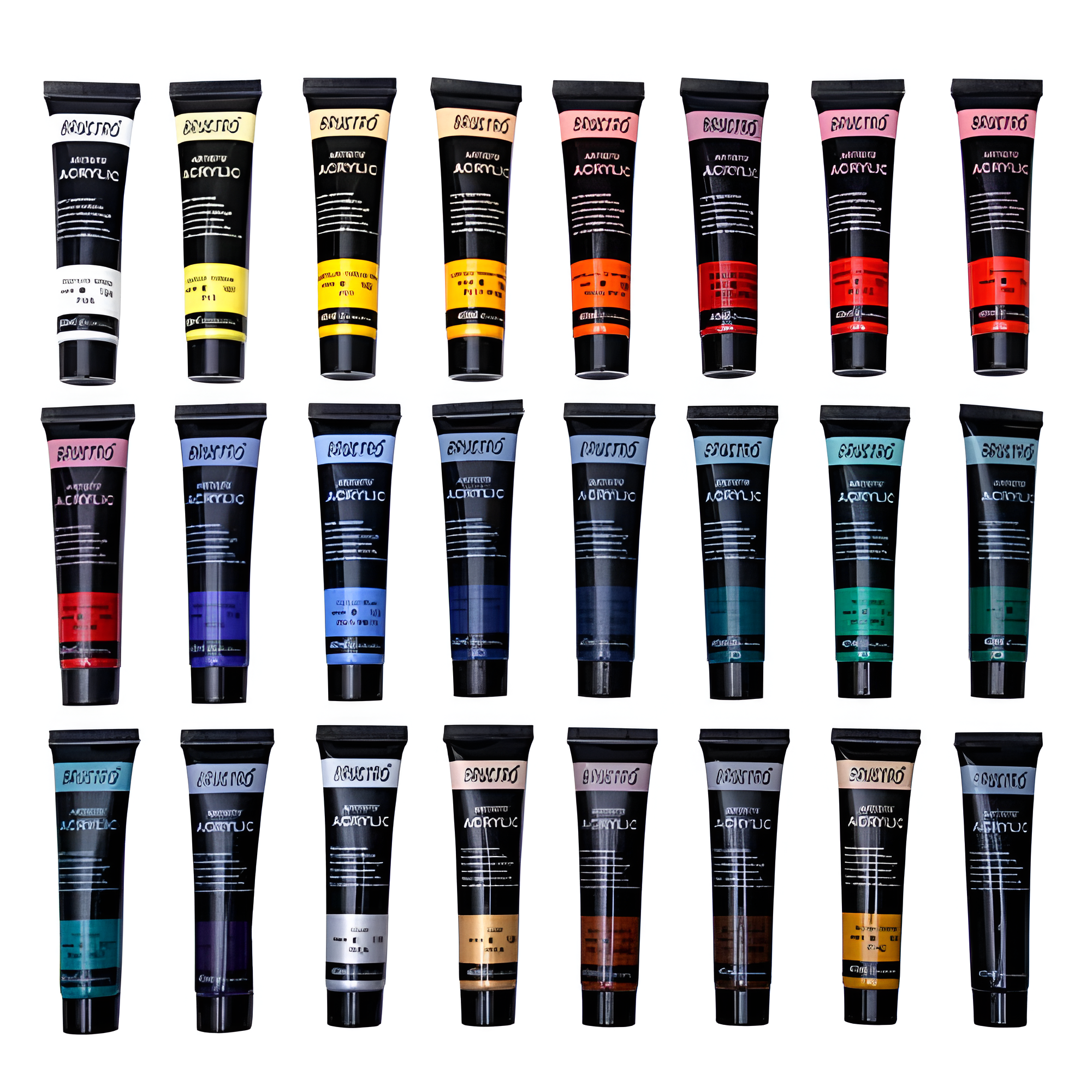 BRUSTRO, Acrylic Colour - Artists | 24shades | 12 ml.