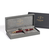 PARKER, Ballpoint Pen - ODYSSEY | Burgundy | Gold Trim.