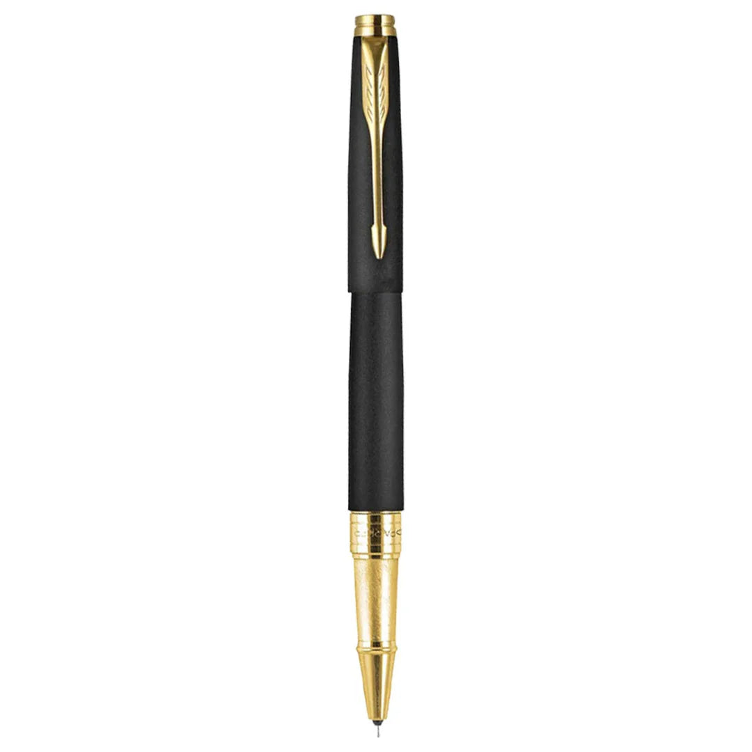 PARKER, Roller PEN - ASTER | Matte Black | Gold Trim.