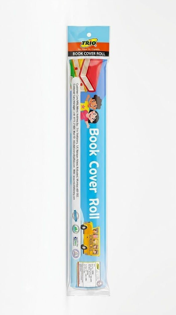 TRIO, Book Cover Roll - Transparent | 5 mtr.