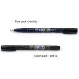 TOMBOW, Calligraphy Brush Pen - FUDENOSUKE | Set of 2.