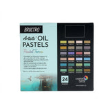 BRUSTRO, Artists Oil Pastels | Pastel  | Set of 24.