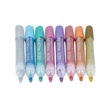 BRUSTRO, DIY Acrylic Marker | METALLIC | Set of 8.