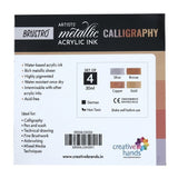 BRUSTRO, Acrylic ink | Metallic | 4 PC.