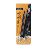 BRUSTRO, Cutter - Crafter`s pen Knife | 8 Blade Refills.