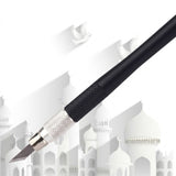 BRUSTRO, Cutter - Crafter`s pen Knife | 8 Blade Refills.