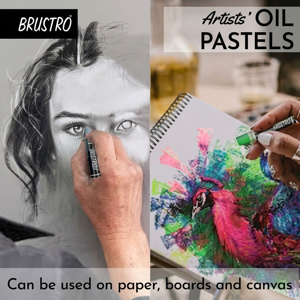 BRUSTRO, Artists Oil Pasteles.