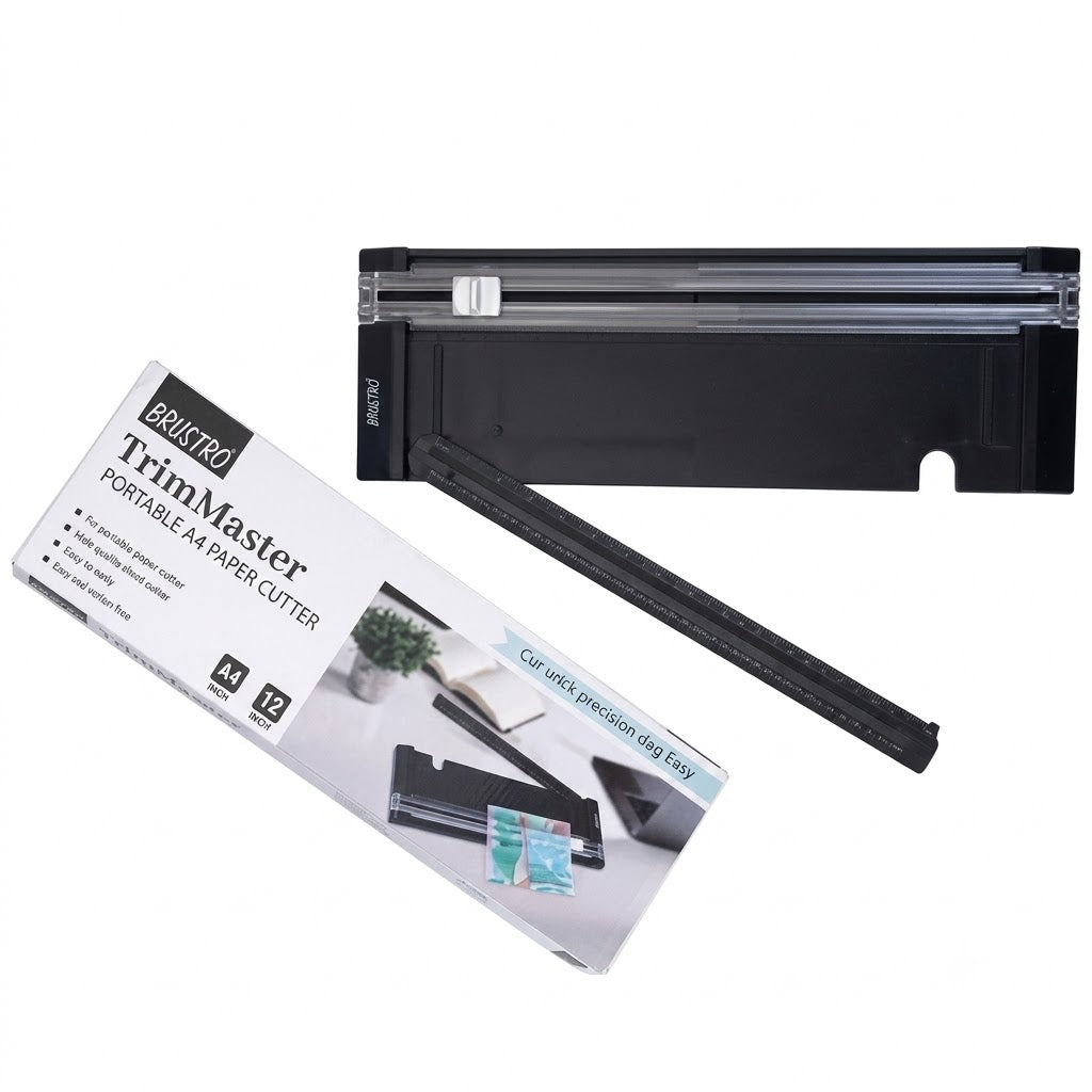 BRUSTRO, Paper Cutter - Trim Master | Portable | A4.