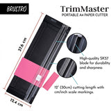 BRUSTRO, Paper Cutter - Trim Master | Portable | A4.